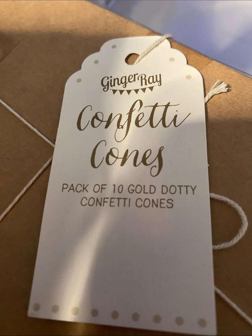 Gold Paper Party Decorations Fan Rosettes & Confetti Cones. M 237